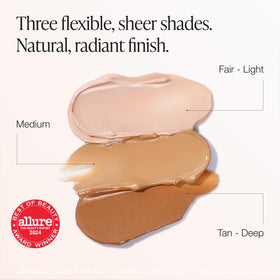 Innbeauty Project medium shade swatch showing natural, warm undertone