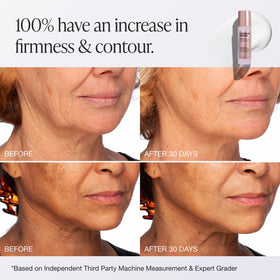 Innbeauty Project before and after under makeup demonstrating smoothing effect
