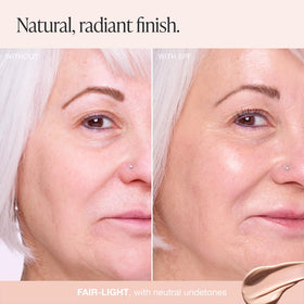 INNBEAUTy Project under foundation demonstrating primer effect and natural finish