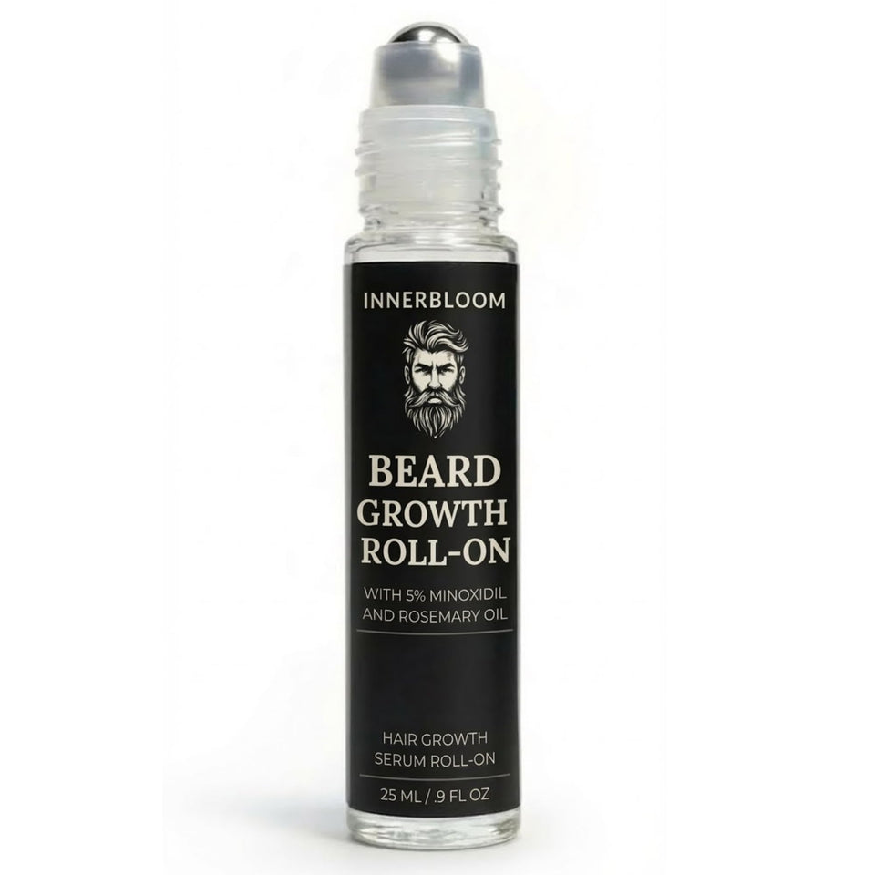 Innerbloom roll-on front packaging showing brand and travel-ready design benefit