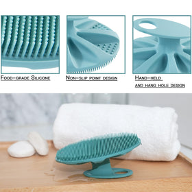 INNERNEED close-up of soft silicone bristles highlighting gentle exfoliation