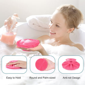INNERNEED close-up of soft silicone bristles highlighting gentle exfoliation