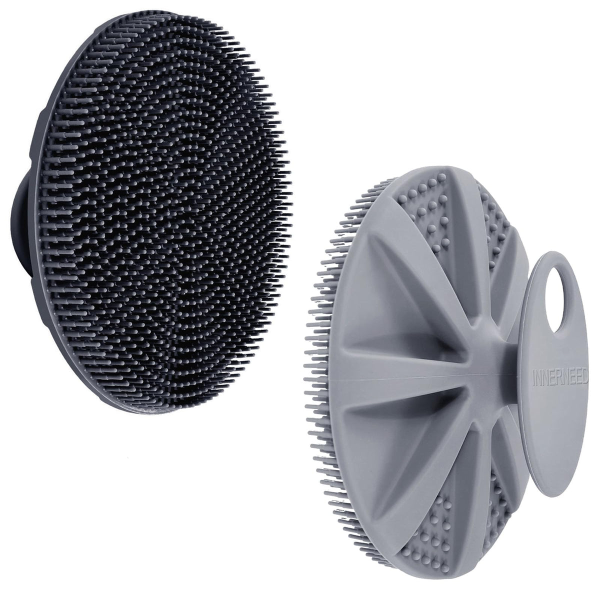 INNERNEED front view showing compact scrubber for effortless cleansing