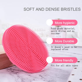 INNERNEED scrubber in hand to show size and secure grip for easy use