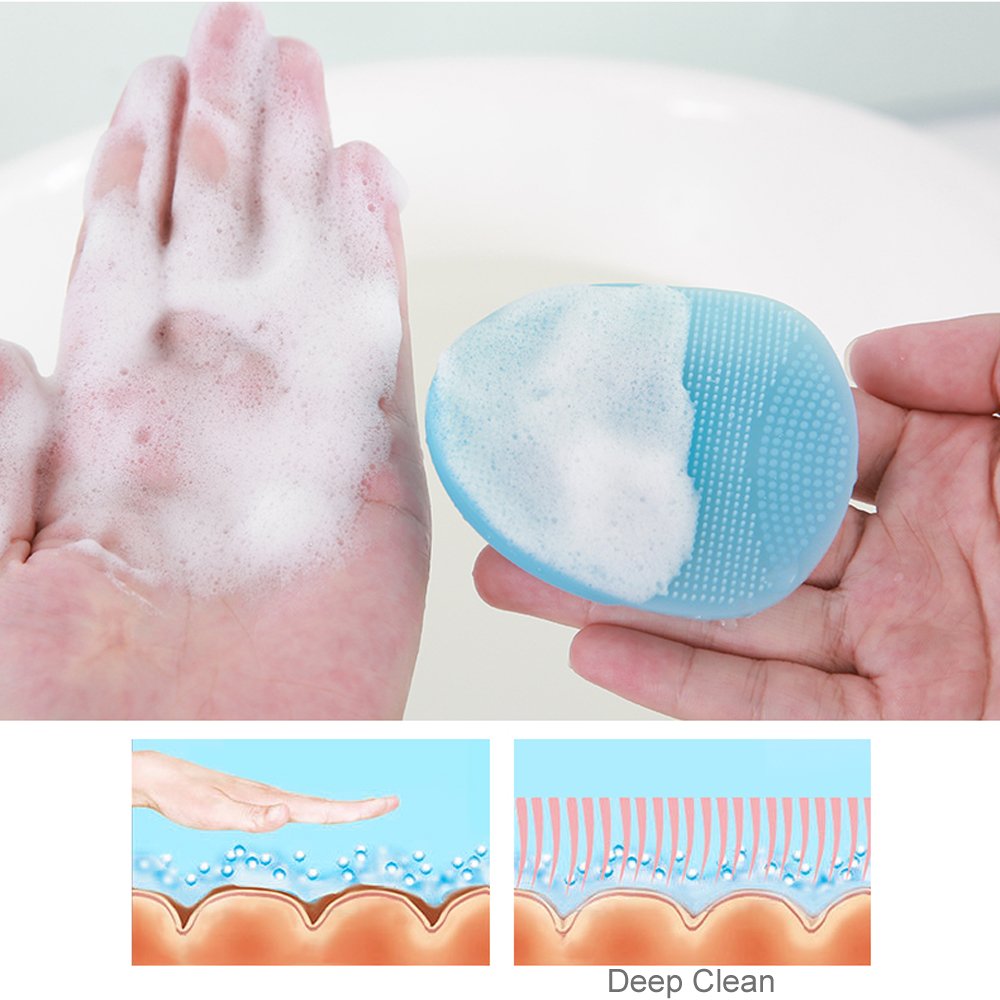 INNERNEED brush held in hand for scale, showing compact travel friendly size