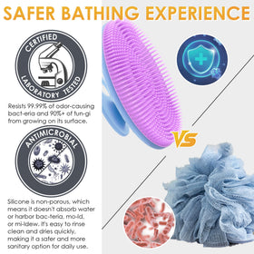 INNERNEED being used in shower to illustrate comfortable cleansing and spa-like massage