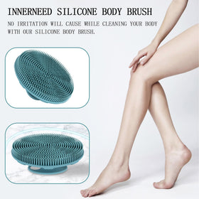 INNERNEED creating lather with soap showing efficient foam and reduced product use