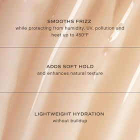 INNERSENSE applying cream to damp hair for frizz control and definition