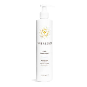 INNERSENSE bottle front view showing label and size for clear product identification and benefit