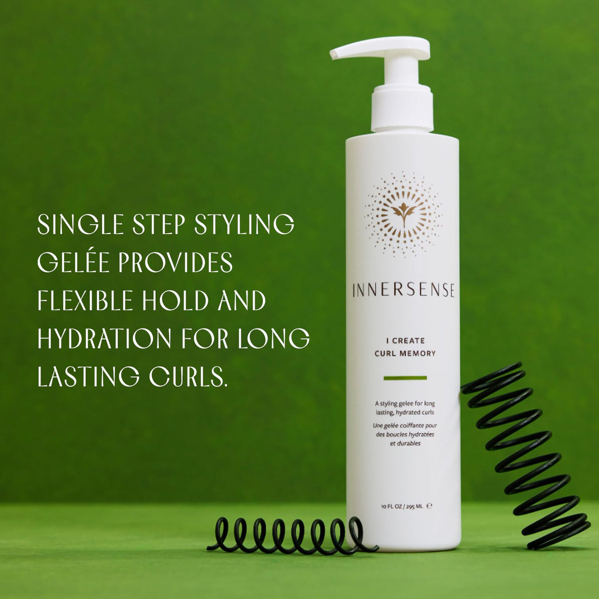 INNERSENSE close-up gel texture highlighting smooth slip for easier application
