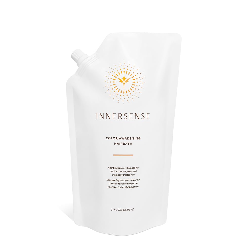 INNERSENSE front view of 32oz refill pouch showing branding and color-care benefit
