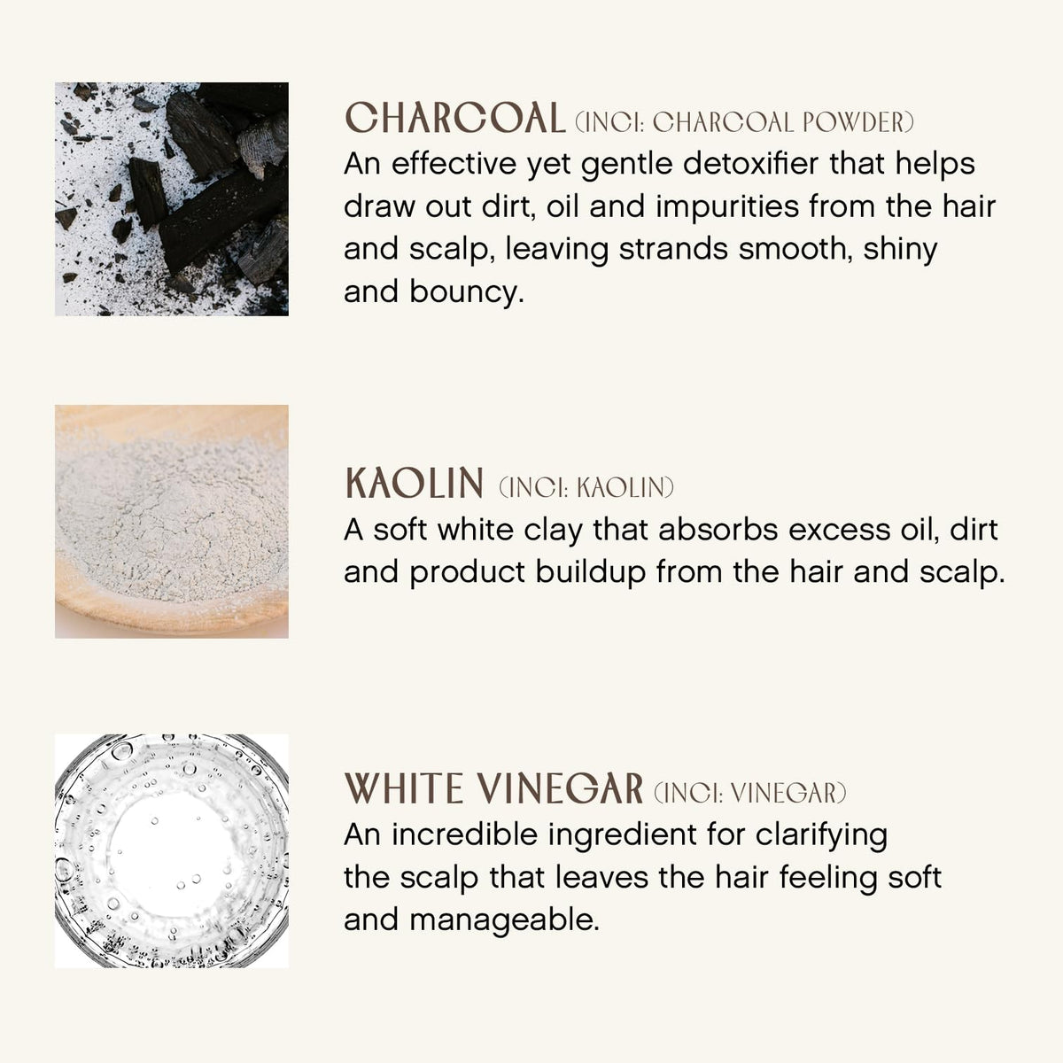 INNERSENSE rinsed hair after mask illustrating softer, more manageable strands