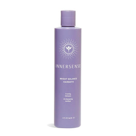 INNERSENSE front bottle of Bright Balance purple toning shampoo for quick identification