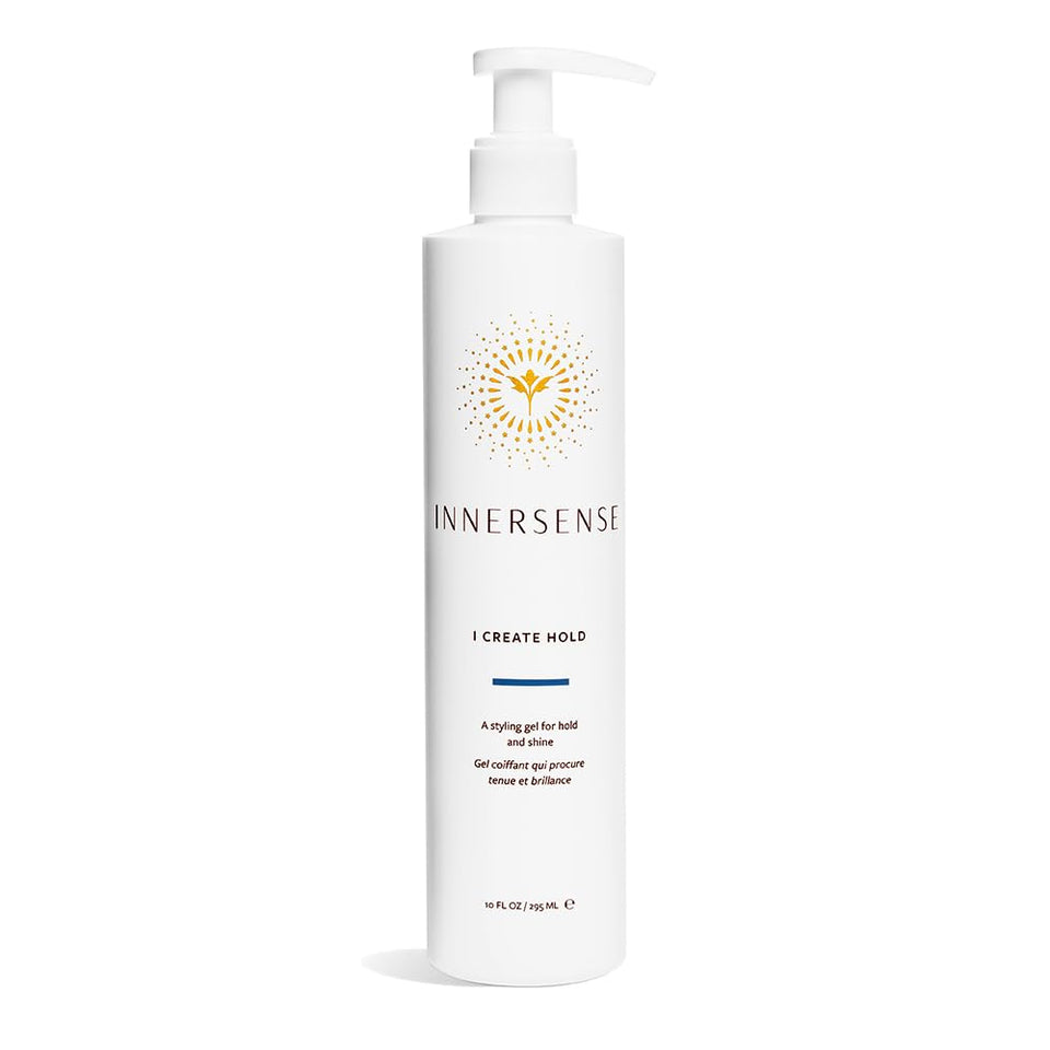 INNERSENSE front label on 10 fl oz bottle showing product name and clean ingredients benefits