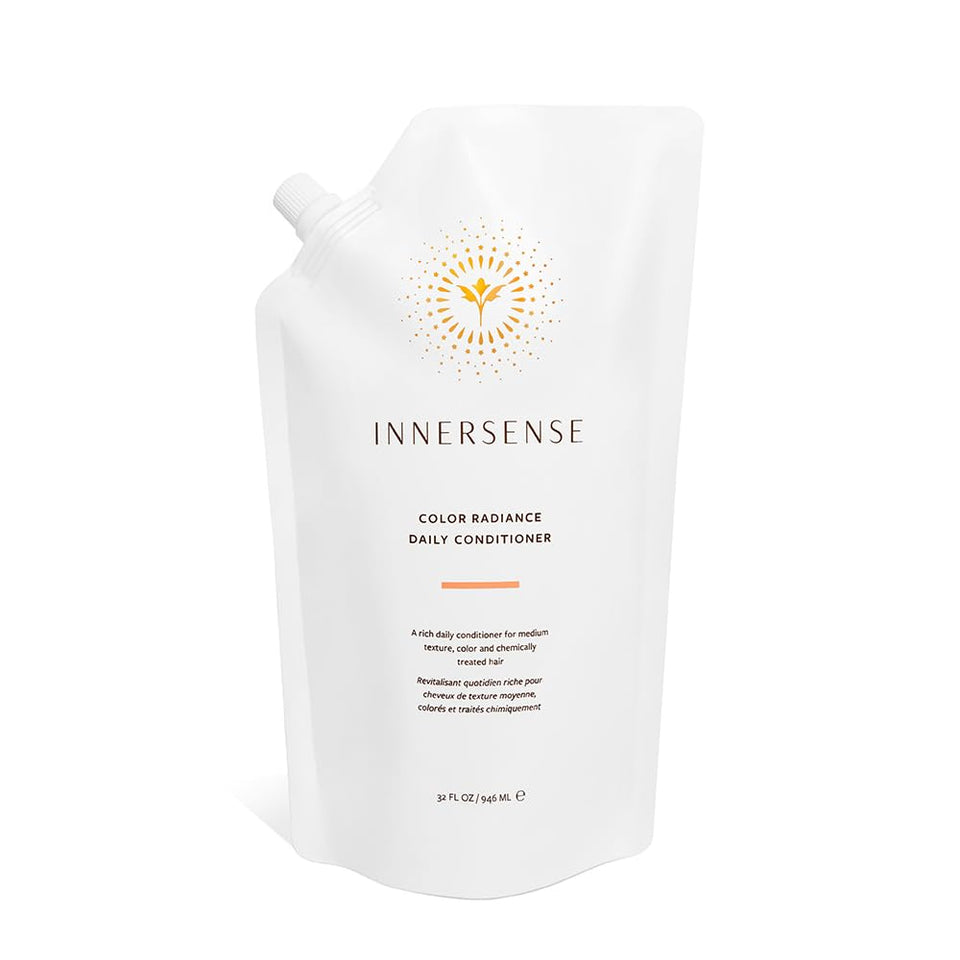 INNERSENSE refill pouch front label showing clean color care benefits