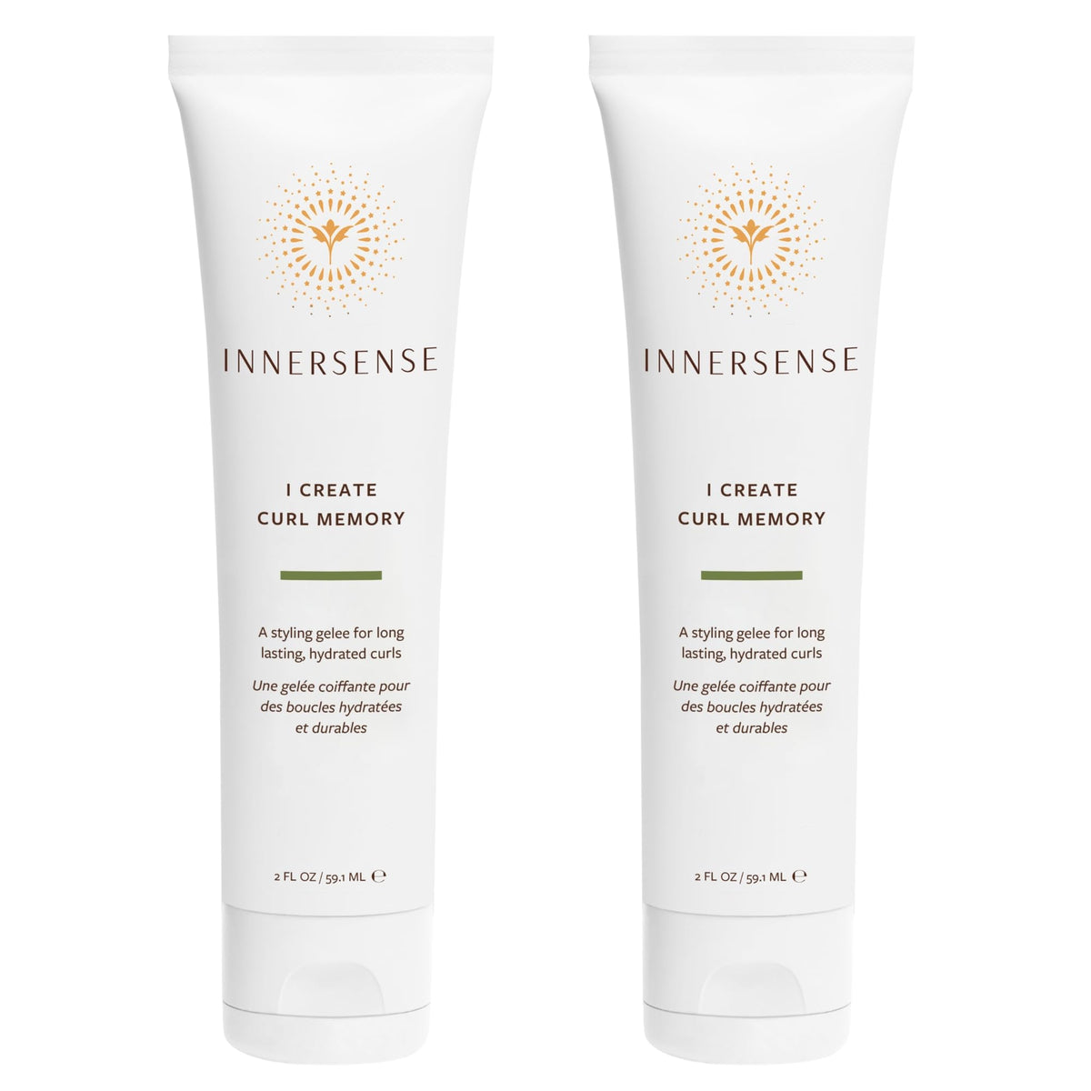 INNERSENSE front packaging showing two 2 fl oz tubes and clean branding benefit travel-ready