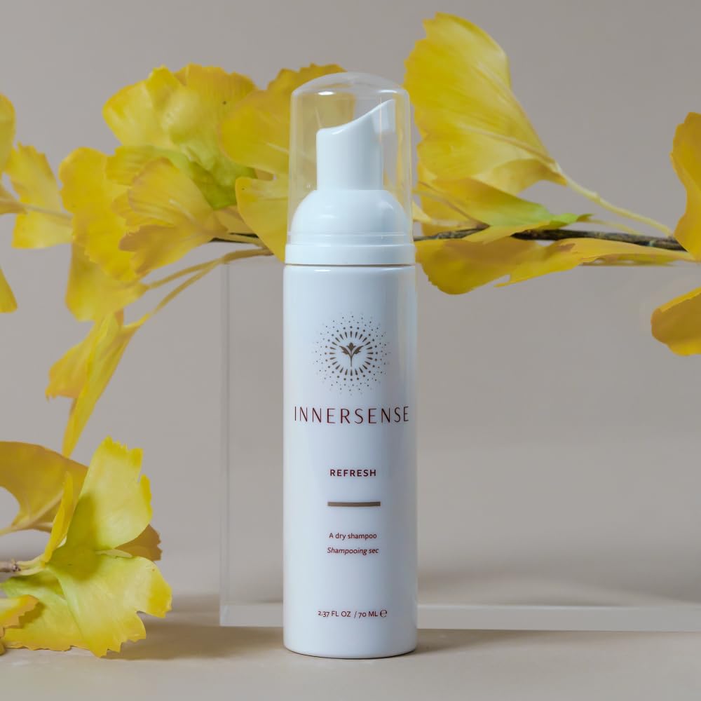 INNERSENSE applied to second-day hair in a lifestyle scene adding volume