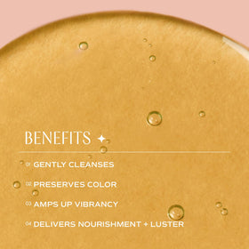 INNERSENSE shampoo lather in hand demonstrating gentle cleanse and slip