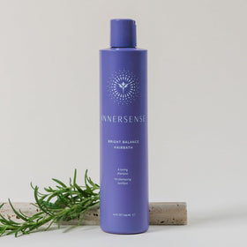 INNERSENSE bottle on a bathroom shelf styled to show clean, cruelty-free lifestyle benefit