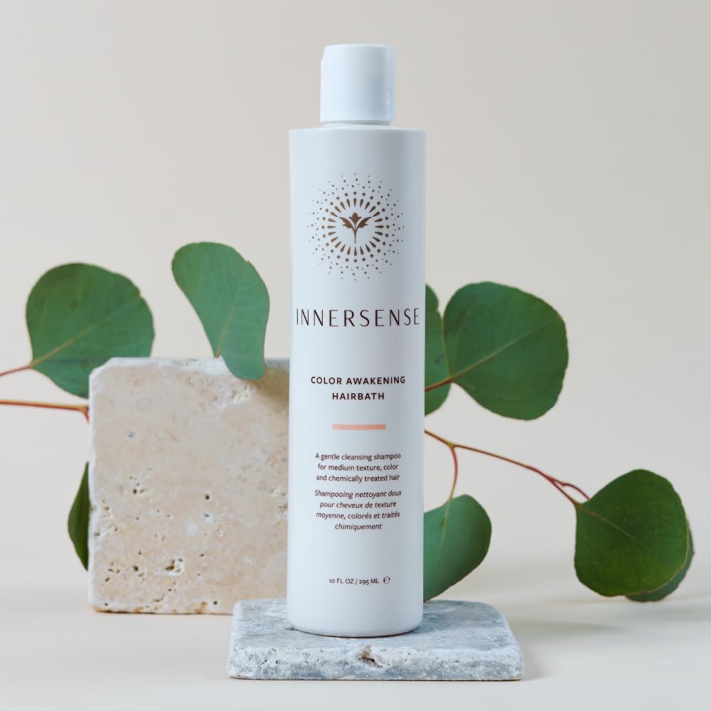 INNERSENSE product on bathroom shelf in lifestyle scene signaling clean beauty