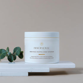 INNERSENSE in a salon-style lifestyle setting demonstrating polished, frizz-free finish