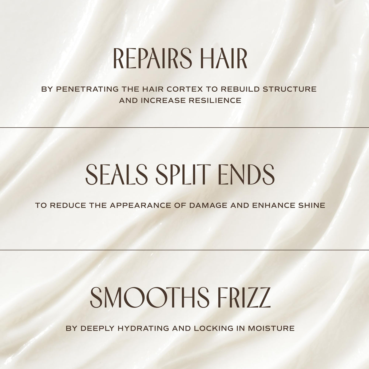 INNERSENSE creamy mask texture on spatula demonstrating hydration benefit