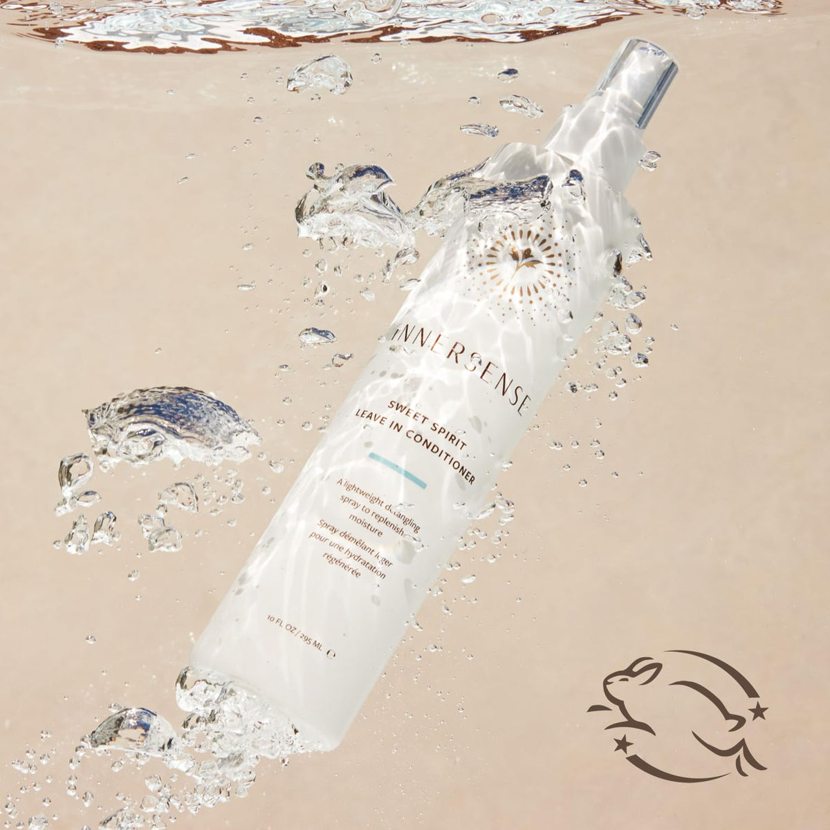 INNERSENSE spray nozzle close-up demonstrating easy application and even mist