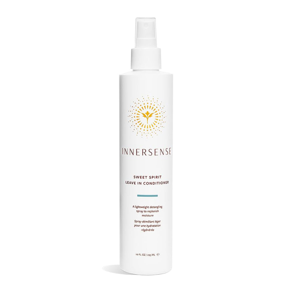 INNERSENSE front bottle view showing label and clean-beauty packaging benefit