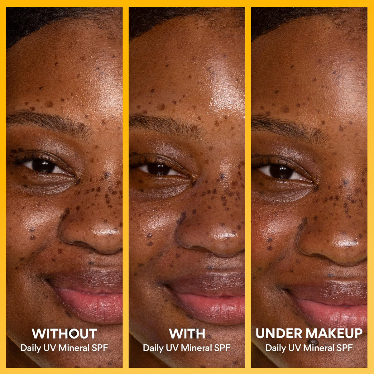 innisfree application demo using three-finger method for even blending