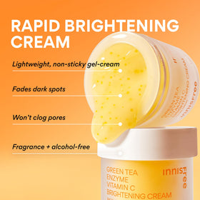 innisfree open jar with Vitamin C capsules highlighting targeted brightening