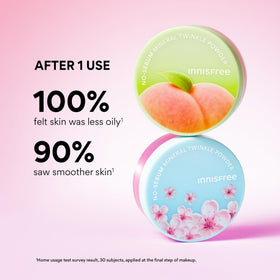 innisfree compact next to ruler showing size for travel-friendly application