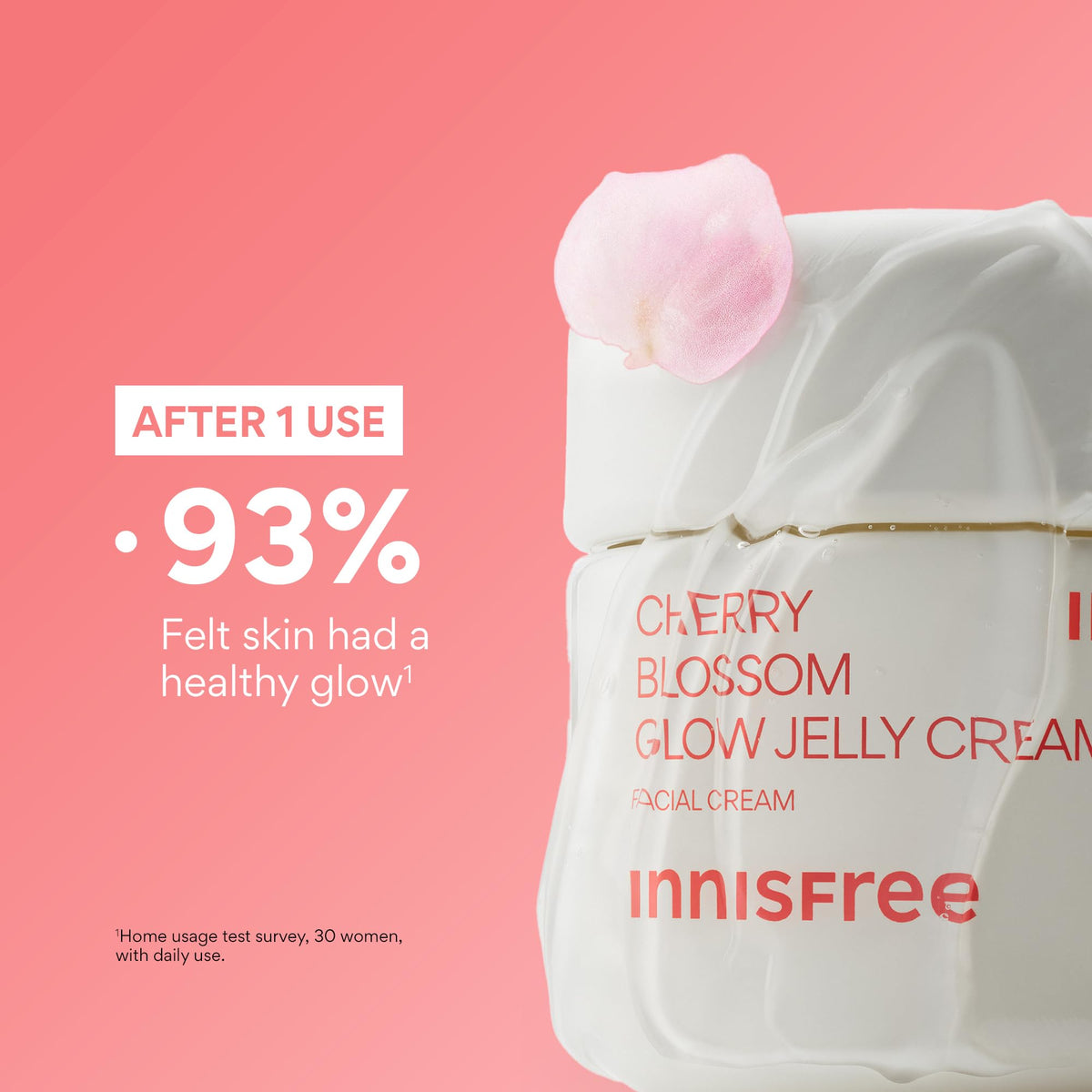 innisfree cherry blossom close-up emphasizing soothing plant-derived benefit