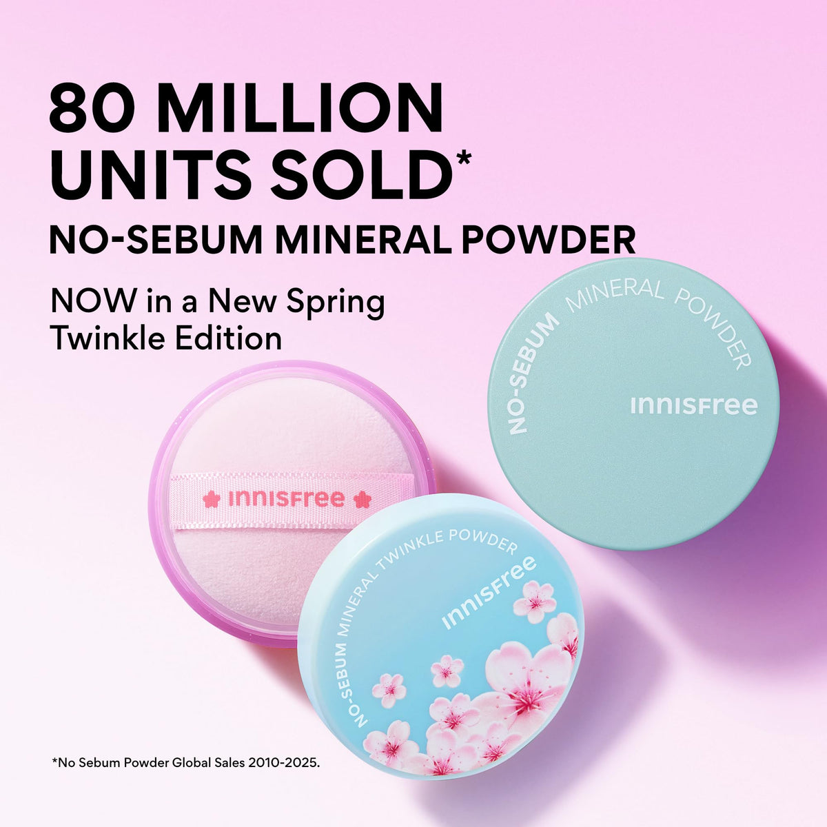 innisfree powder used outdoors in natural light showing subtle finish benefit
