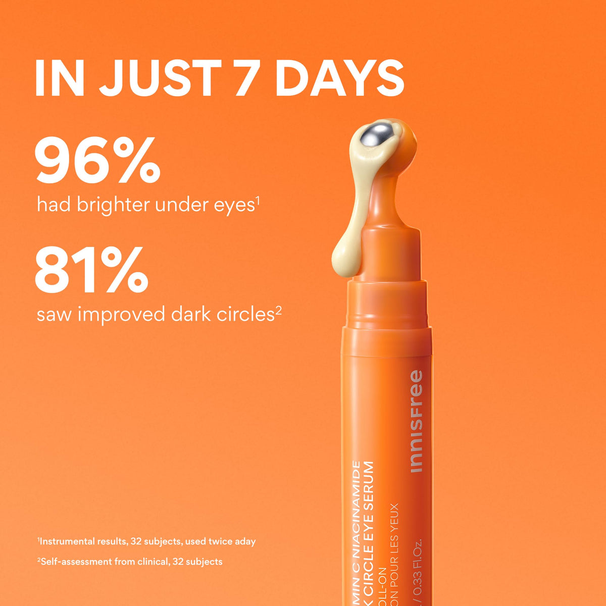 innisfree creamy serum texture close-up showing smooth application benefit