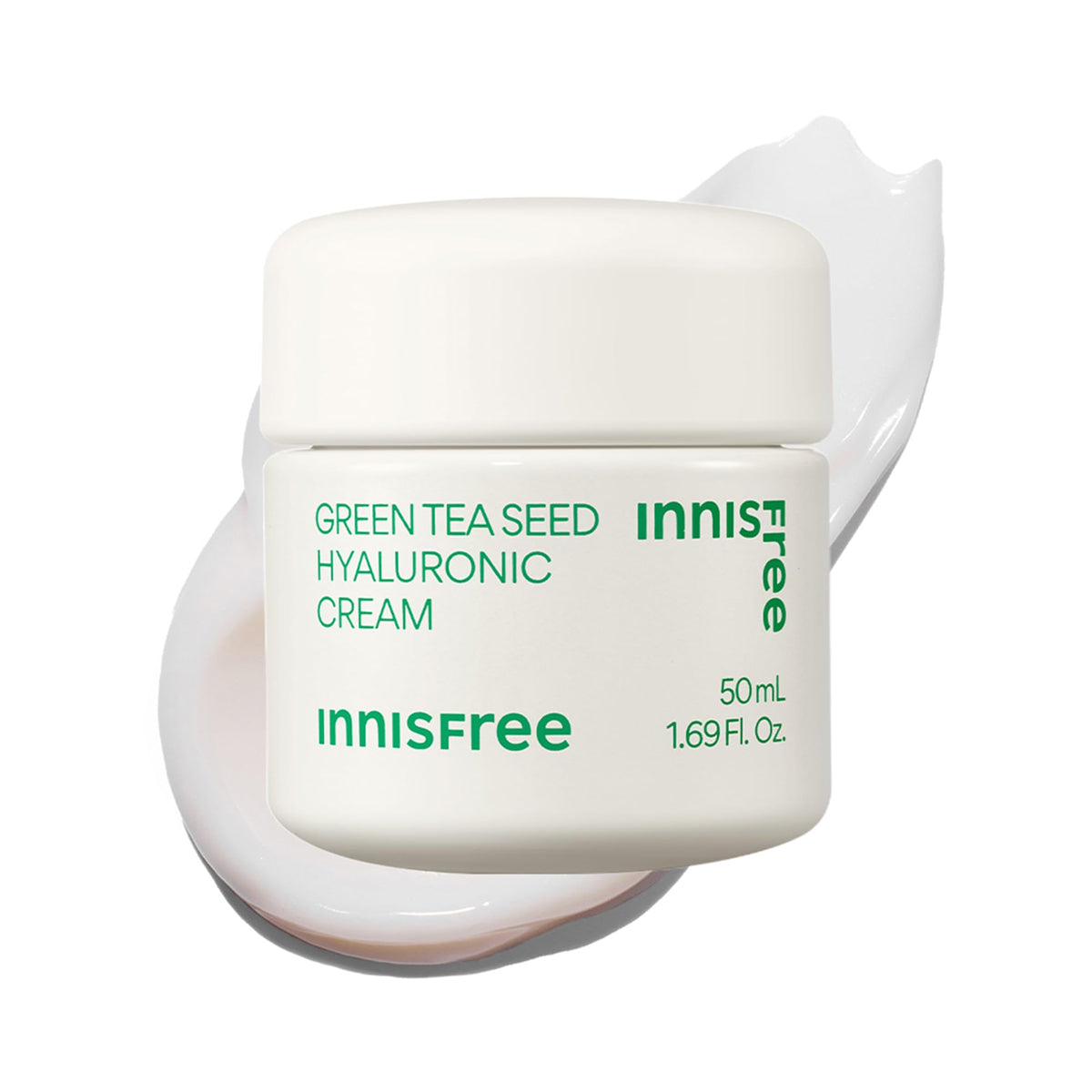 innisfree front jar shot showing packaging and hydration benefits
