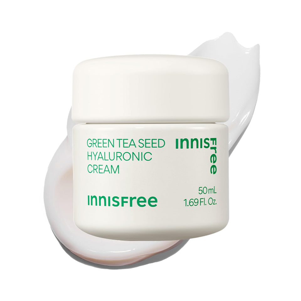 innisfree front jar shot showing packaging and hydration benefits