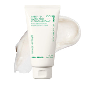 innisfree front packaging showing cleanser and benefit of hydrating formula