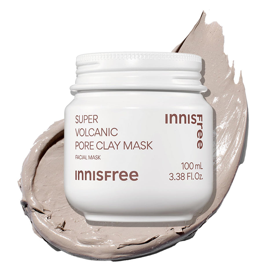innisfree front packaging shows product jar and clear benefits