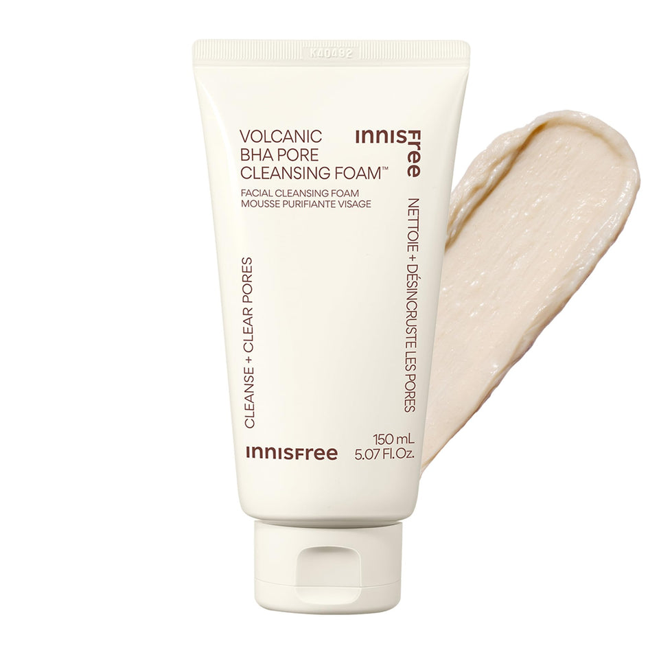 innisfree front packaging showing cleanser and benefits