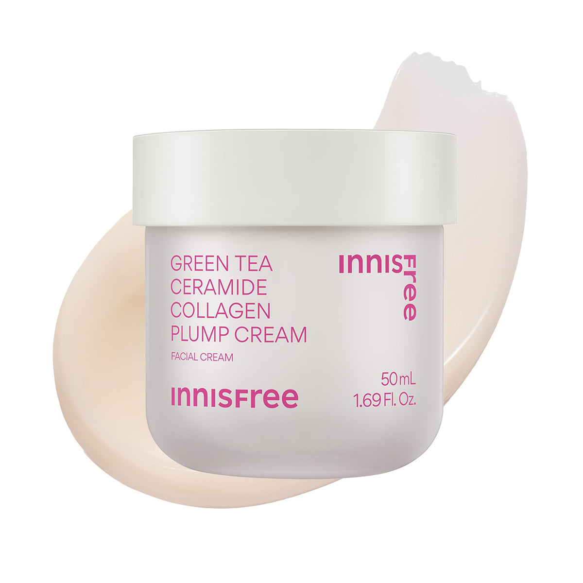 innisfree front packaging showing jar and branding, conveys clean hydration
