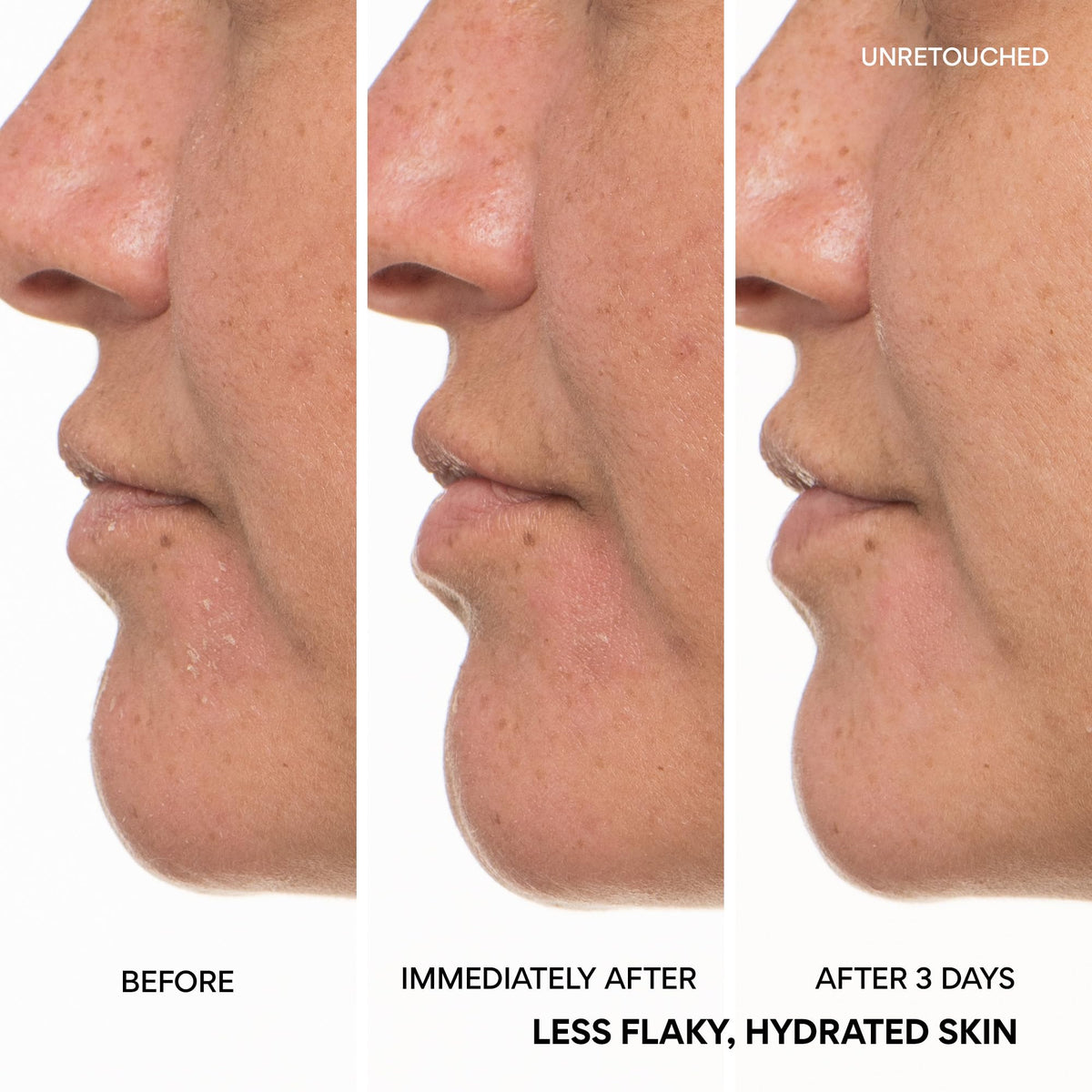 innisfree application on hand illustrating quick pat-in absorption and dewy finish