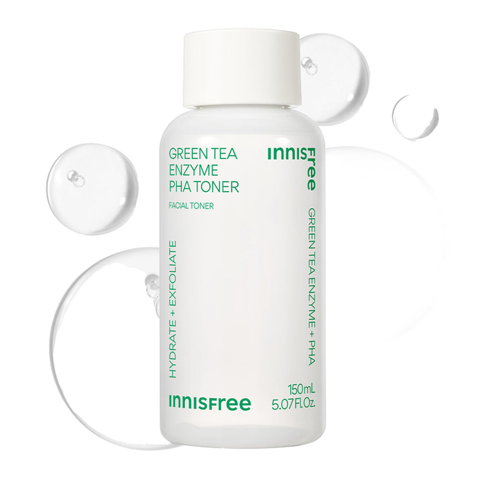innisfree front bottle view showing packaging and easy dispensing benefit