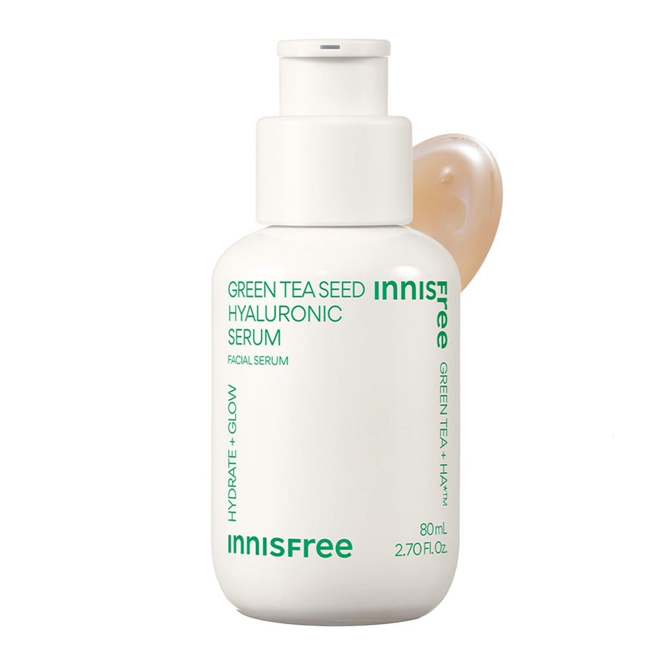 innisfree front bottle view showing sleek packaging and easy-use benefit