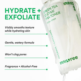 innisfree closeup droplet of watery texture demonstrating lightweight hydration benefit