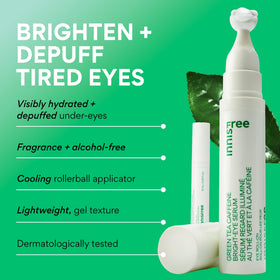 innisfree close-up metal roller tip delivering cooling massage benefit