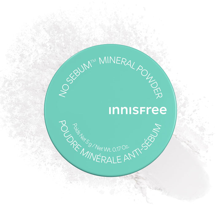innisfree powder jar front view shows compact design and travel convenience