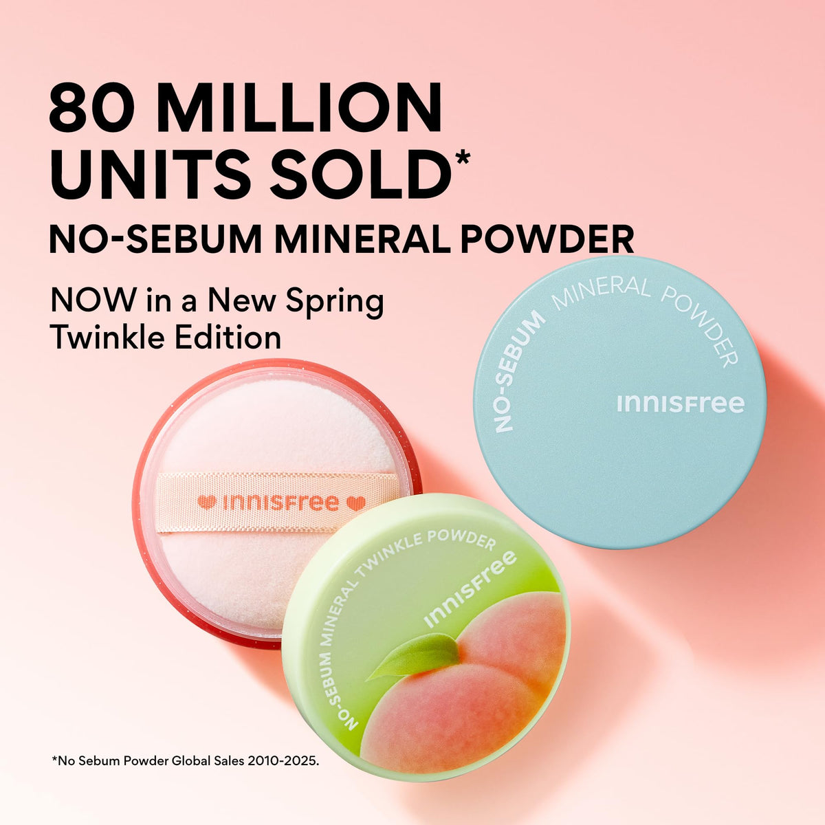 innisfree jar next to coin to show size and portability benefit travel-friendly