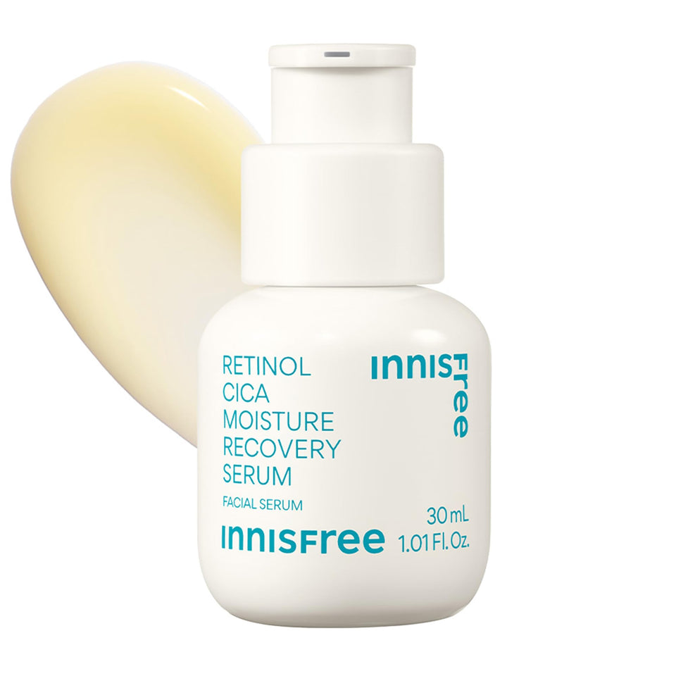 innisfree front bottle showing sleek packaging and clear labeling for easy identification and trust