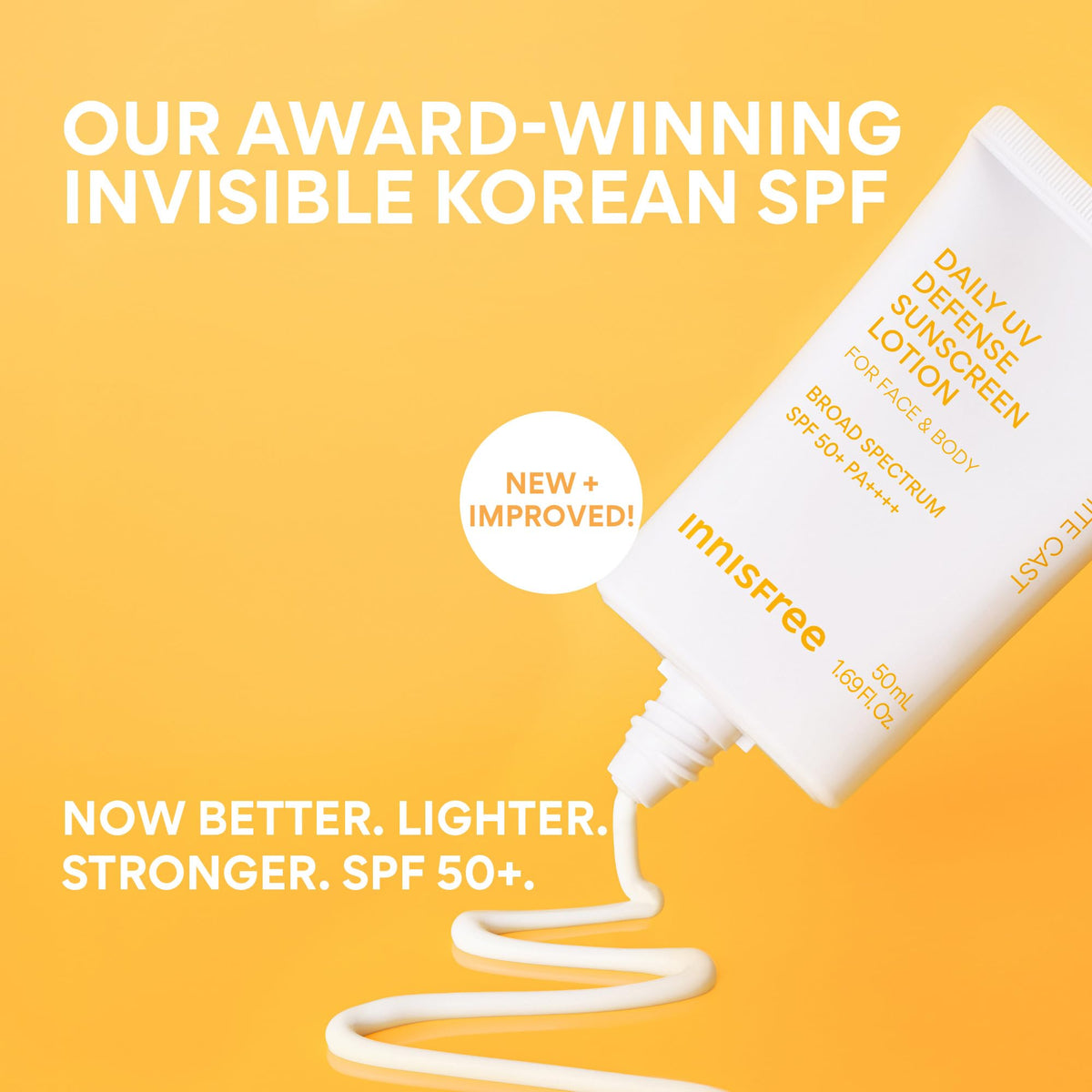 innisfree cream texture close-up showing lightweight finish and quick absorption