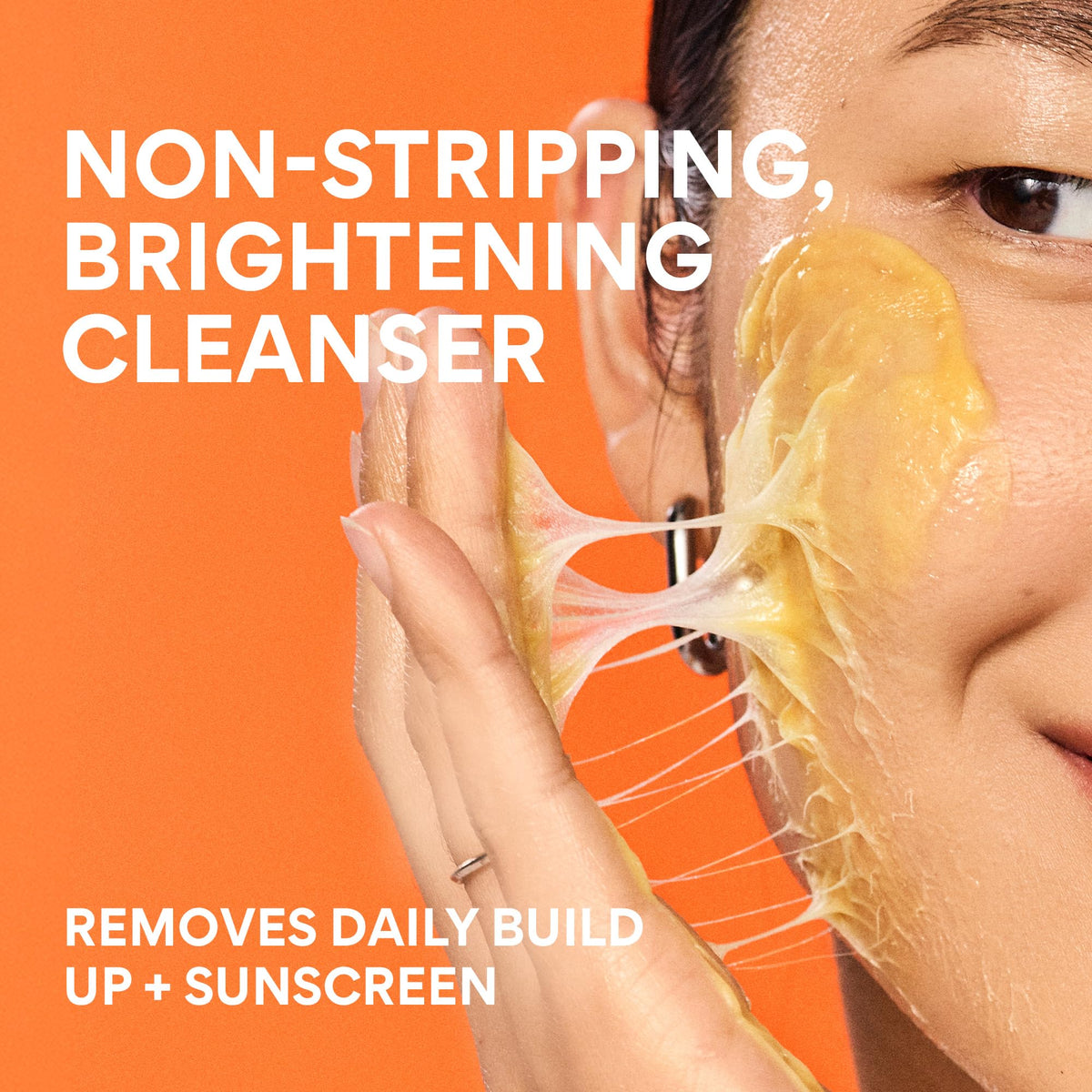 innisfree product staged in bathroom with tangerine for fresh scent